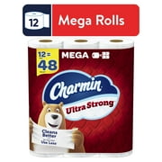 ورق تواليت Charmin Ultra Strong 12 ميجا رولز ، 242 ورقة لكل لفة