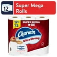 thumbnail image 1 of Charmin Ultra Strong Toilet Paper, 12 Super Mega Rolls, 1 of 3