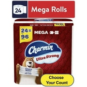 Charmin Ultra Strong Toilet Paper, 24 Mega Rolls