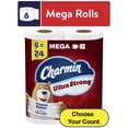 Charmin Ultra Strong Toilet Paper, 6 Mega Rolls - Walmart.com