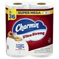 Charmin Ultra Strong Toilet Paper, 6 Super Mega Rolls