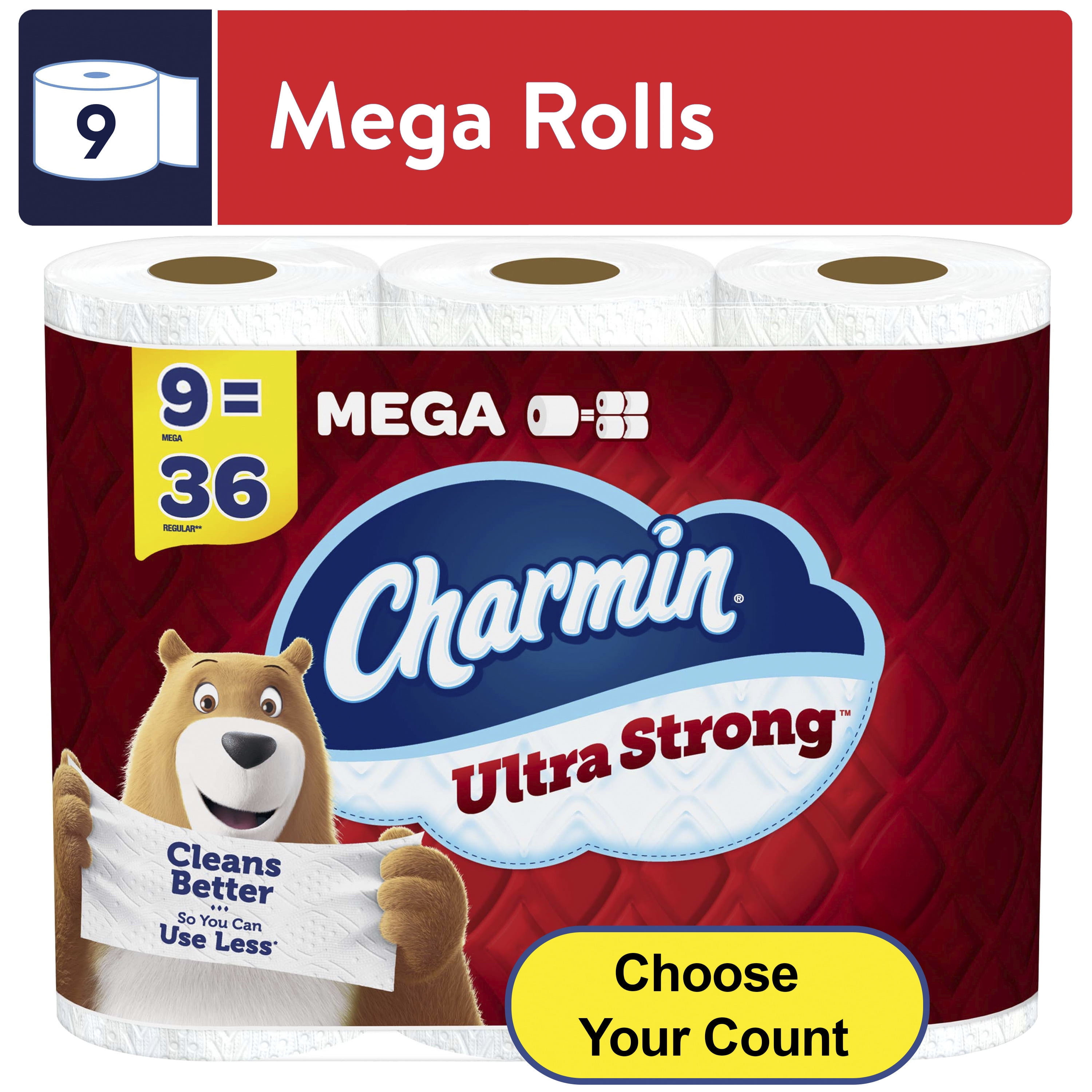 Charmin Ultra Strong Toilet Paper Mega Roll 242 Sheets per Roll