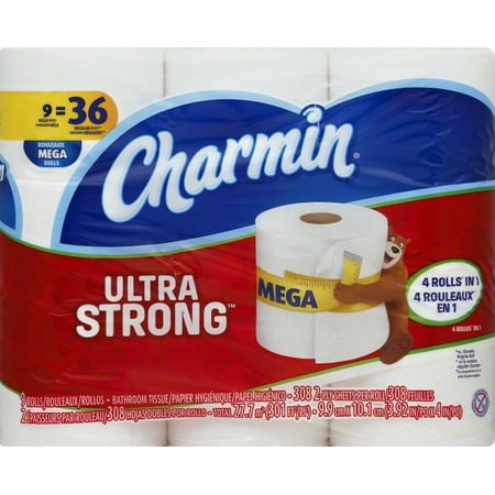 Charmin Ultra Strong Toilet Paper 9 Mega Rolls