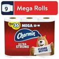 thumbnail image 1 of Charmin Ultra Strong Toilet Paper, 9 Mega Rolls, 1 of 13