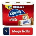 thumbnail image 1 of Charmin Ultra Strong Toilet Paper Mega Rolls, 330 sheets, 9 rolls, 1 of 2