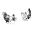 thumbnail image 1 of Charming 2 Quartz Carved Squirrel Animal Beads | 22x15x10mm | Clear | 2 Beads, 1 of 6