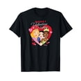thumbnail image 1 of Charming Animated Characters Heart Design T-Shirt for Valentine Wishes, 1 of 5