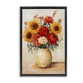 thumbnail image 1 of Charming Bouquet of Fall Black Framed Floater Canvas Wall Art, design by Petal Prints Design, 1 of 10