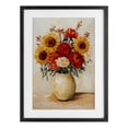 thumbnail image 1 of Charming Bouquet of Fall Black Framed Print Under Glass, design by Petal Prints Design, 1 of 10