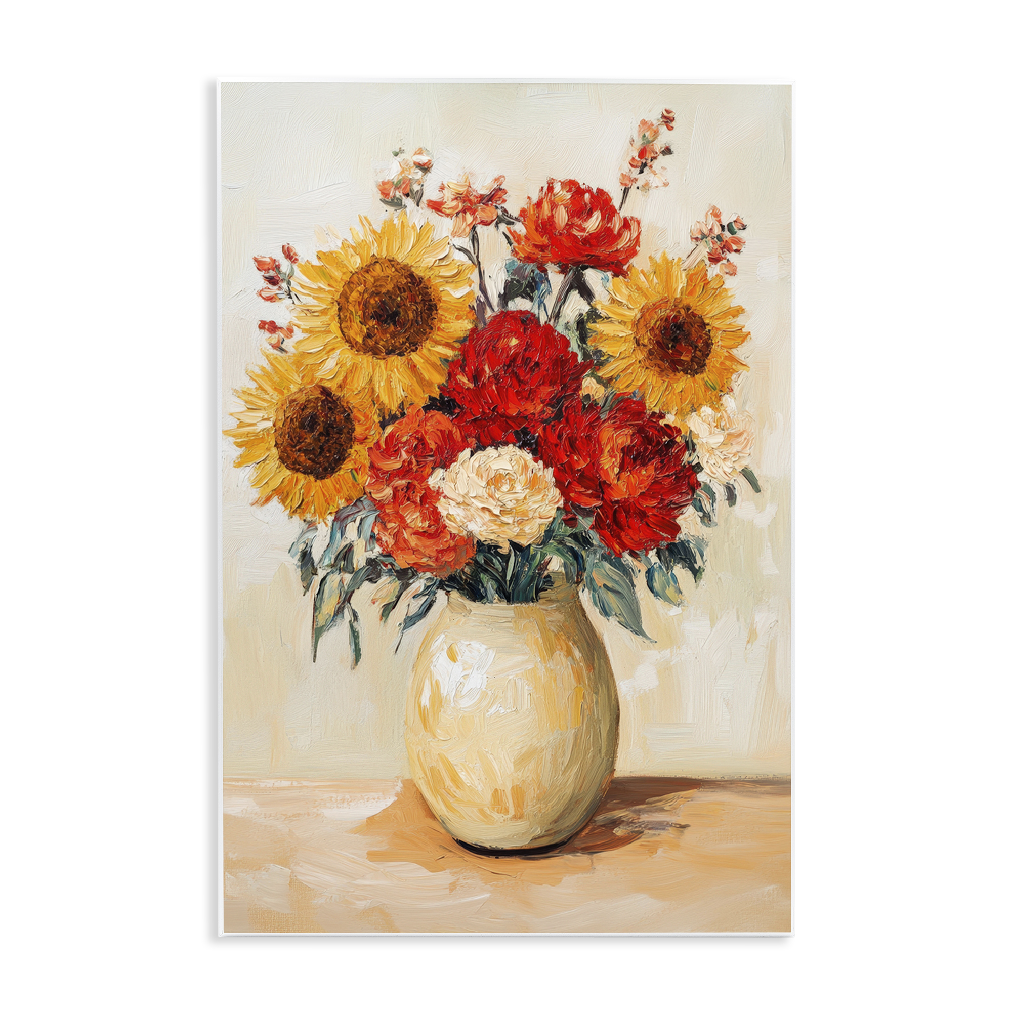 Charming Bouquet of Fall Wall Plaque Art, design by Petal Prints Design