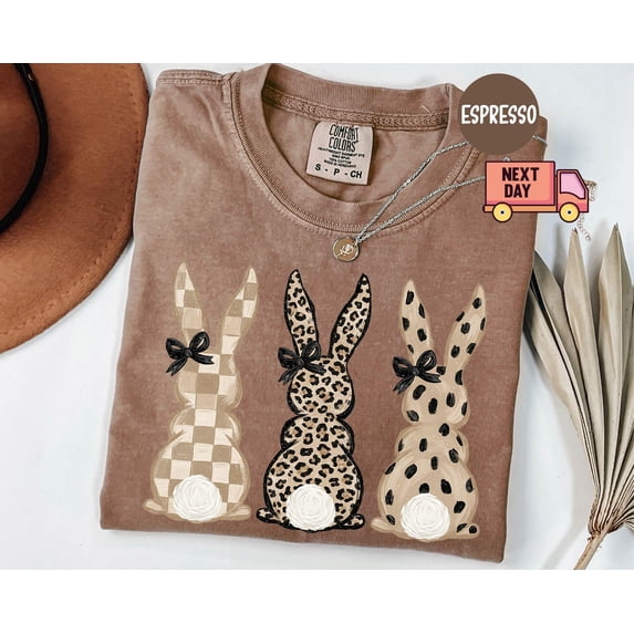 Charming Bunny Illustrations Comfort Colors Easter Bunny Shirt for Festive Spring Celebrations