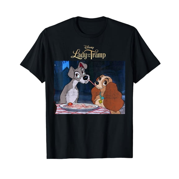 Charming Cartoon Dogs Dining T-Shirt for Cozy Casual Wear