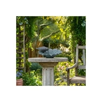 Charming Daisy Bird Feeder House for Outdoor - Decorative Bird House for Outside Garden Display -  Hanging Bird Feeder for Small Bird, Yard, Tree Decor - Window Bird Feeder for Nature Lovers 4", Blue