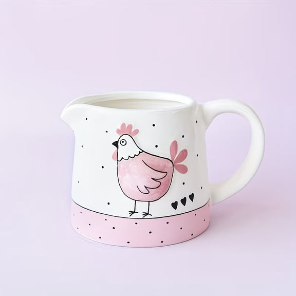 Charming Easter Rooster Print Ceramic Coffee Mug - Perfect for Tea and Coffee Lovers