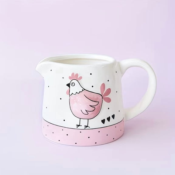 Charming Easter Rooster Print Ceramic Coffee Mug - Perfect for Tea and Coffee Lovers