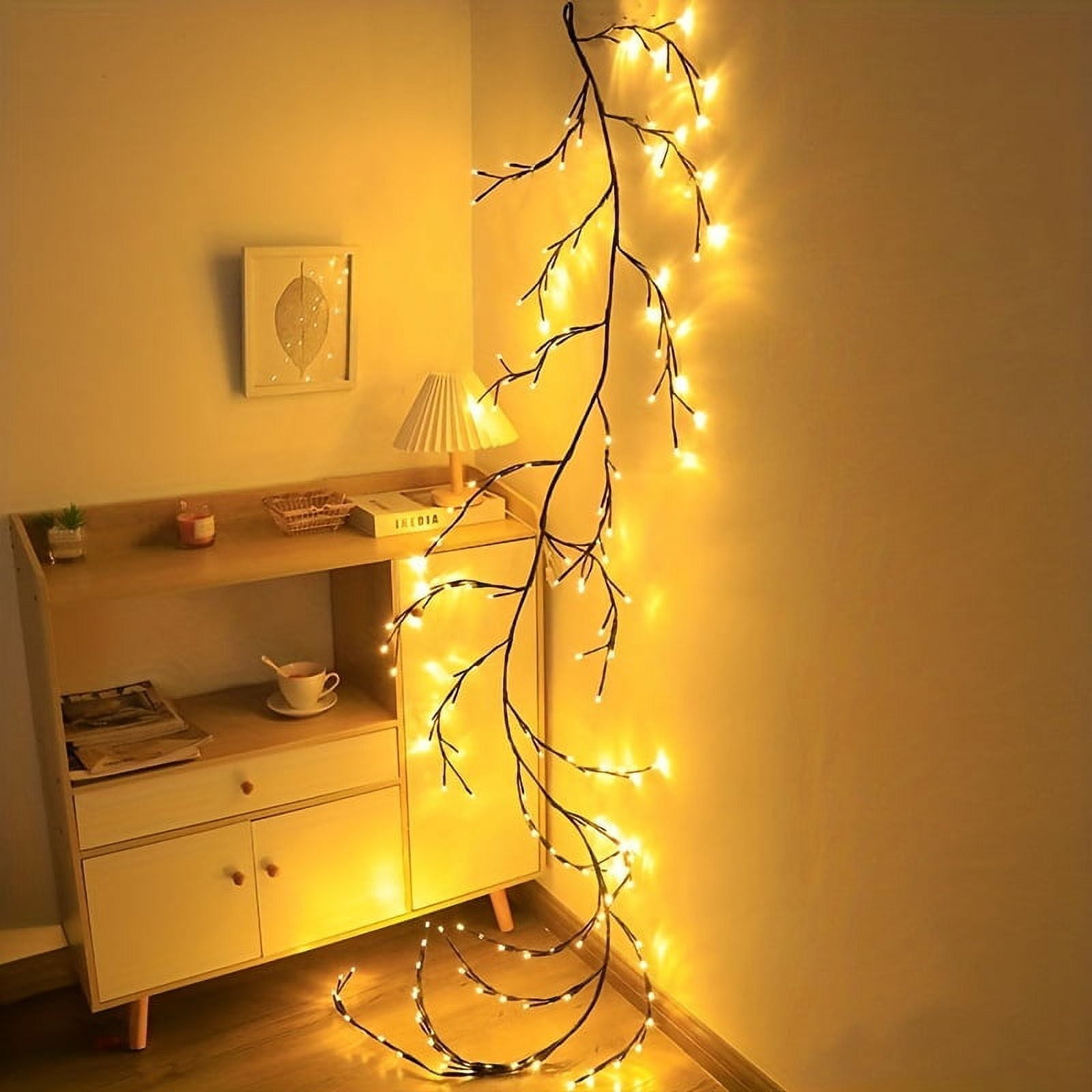 Charming Flexible LED96 Light 8 Modes for Christmas Room Decor Willow