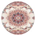 thumbnail image 1 of Charming Floral Round Tablecloth with Elastic Closure, Bohemian Style for Tables Up to 56 Inches, Ideal for Entertaining, 1 of 7