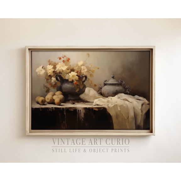 Charming French Kitchen Art, Rustic Farmhouse Wall Decor, Moody Cottagecore Print, Vintage Country Chic Cozy Kitchen Decor, Home Decor #3249, 8x12 UNFRAMED