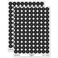 thumbnail image 1 of Charming Kawaii Chibi Dragon Face Blushing Cheeks Fantasy 200+ Round Stickers - Black - Matte Finish - 0.50" Size, 1 of 3