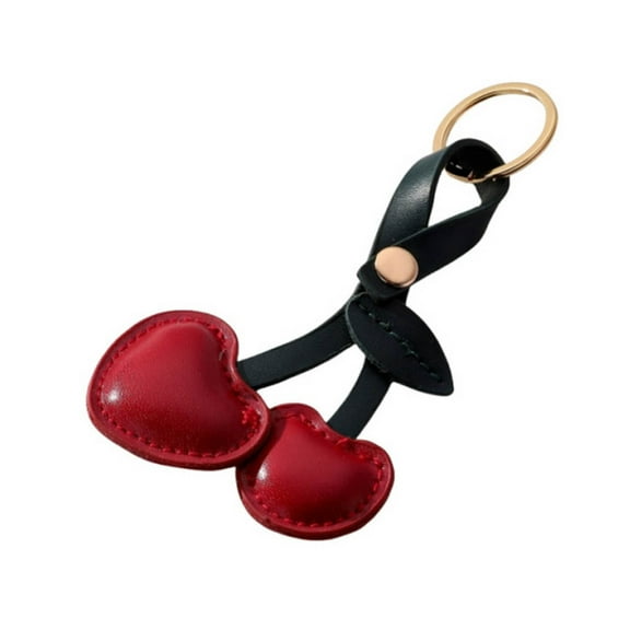 Charming Keyholder Keyring Cherry Pendant Keychain Phone Lanyard Backpack Decors