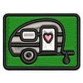 thumbnail image 1 of Charming Little Camper Camping Outdoor Life Applique Multi-Color Embroidered Iron-On Patch - 3.5 Inch Large, 1 of 5
