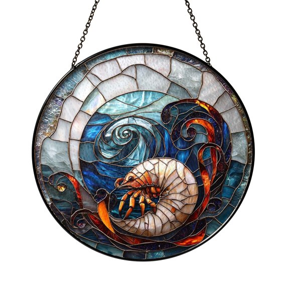 Charming Marine Sea Slug Suncatcher Window Hanging Plaque Present Decor