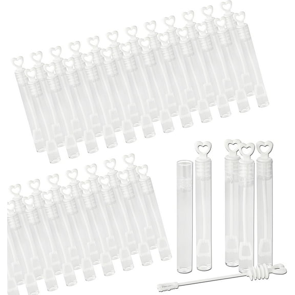 Charming Mini Bubble Wands, Wedding Supplies for Outdoor Activities, Romantic Atmosphere Maker, Non-Toxic Solution Included for Safe Fun