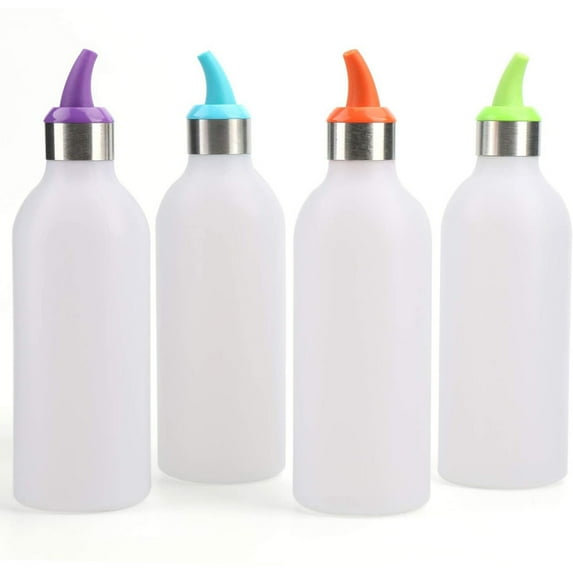 Charming Mustard Squeeze Bottle, With Detachable Head For Hassle-Free Refills, Offers Controlled Dispensing Thanks To Its Innovative Curved Mouth Design
