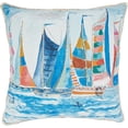 thumbnail image 1 of Charming Outdoor Sail Boats Poly Filled Pillow, 1 of 5