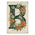 thumbnail image 1 of Charming Personalized Floral Letter 'B' Wall Decor – Elegant Initial Sign for Nursery & Bedrooms, Ideal Gift for Baby Showers & Birthdays 8x12 inch, 1 of 5