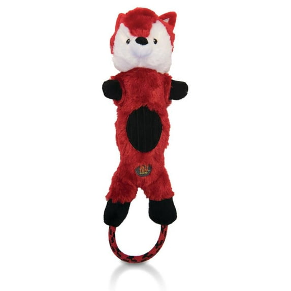 Charming Pet Lil Roperz Fox Dog Toy, Red, One-Size