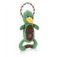 thumbnail image 1 of Charming Pet Products Scrunch Bunch Squeaky Dog Toy with Dual Handles, Green One-Size, 1 of 7