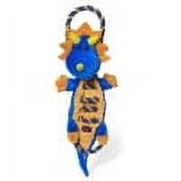 Charming Pet Ropes-A-Go Dragon Dog Toy, Blue, One-Size