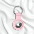 thumbnail image 1 of Charming Pink Apple AirTag Soft Shell Protector Portable Anti Loss Protective Cover with Keychain, 1 of 4