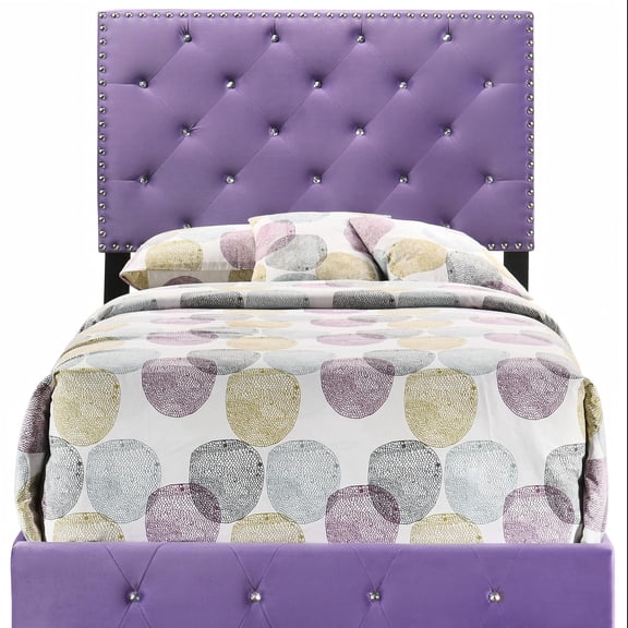 Charming Purple Twin Bed For Stylish Spaces