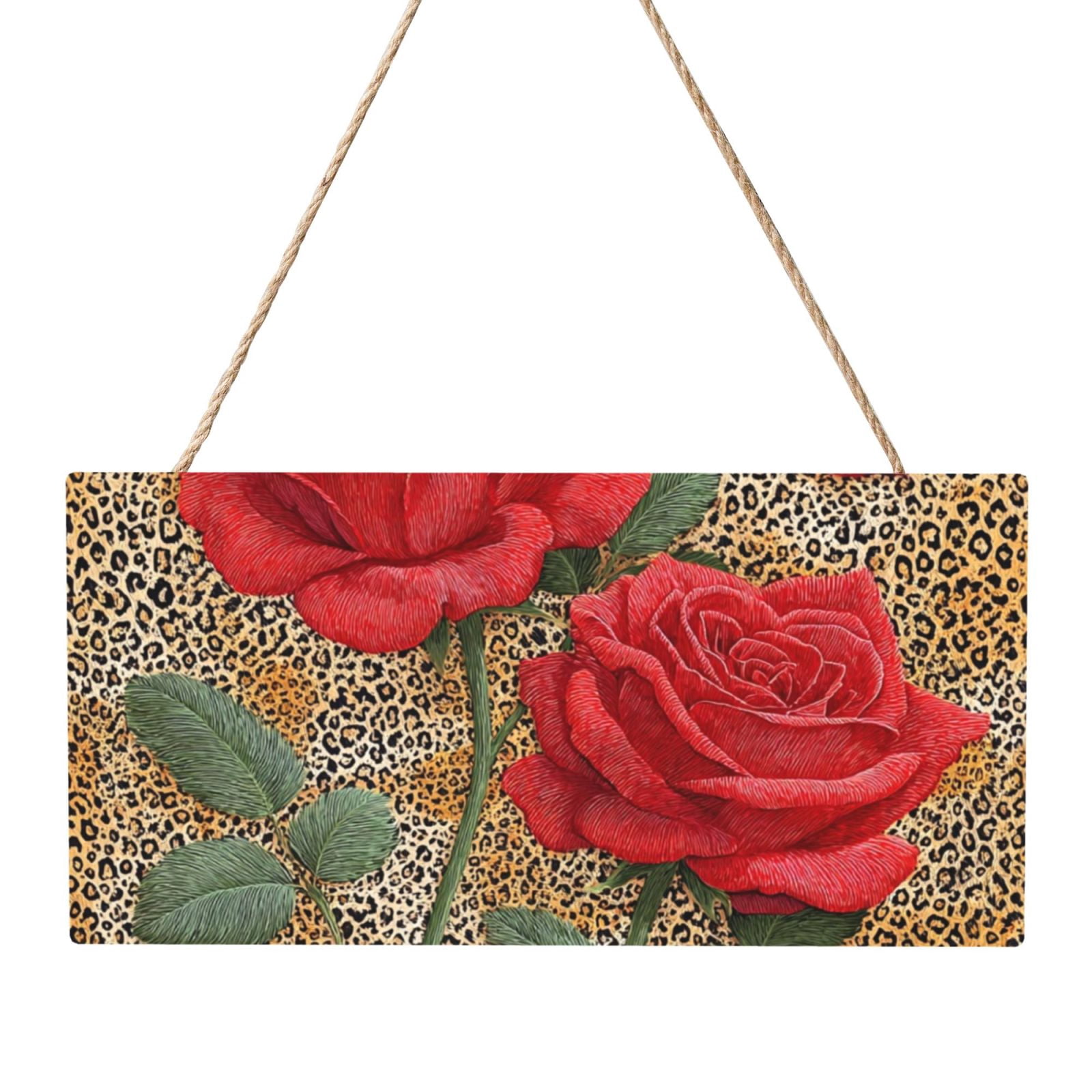 Picture of Charming Rectangular Wooden Decor Sign - Lightweight Density Board ...
