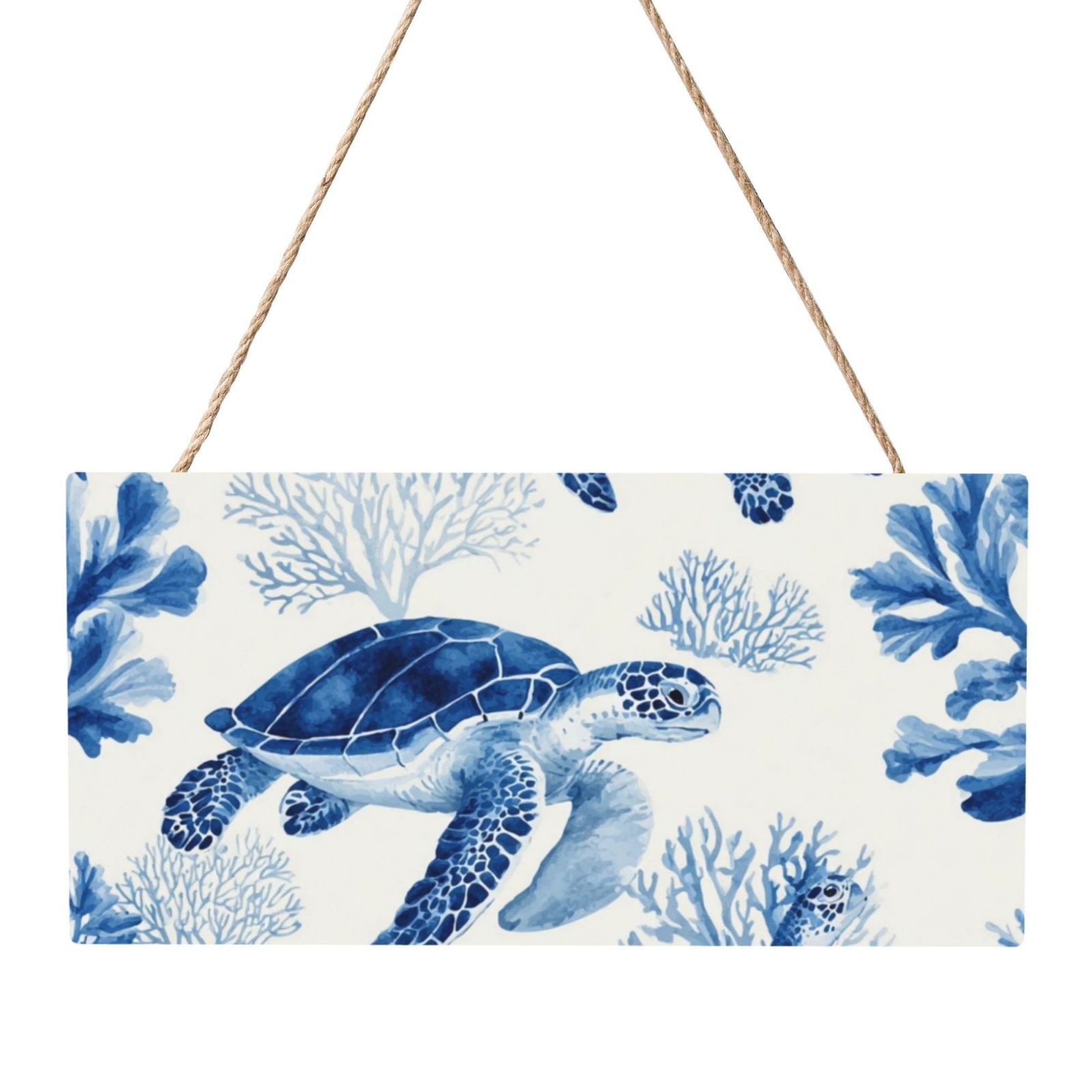 Charming Rectangular Wooden Decor Sign Lightweight Density Board