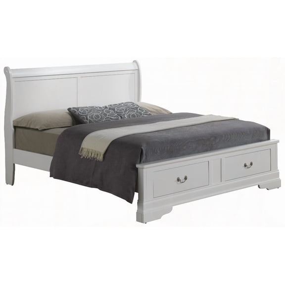 Charming Restonic King Storage Bed with Smart Storage - 33"H X 79"W X 89"D