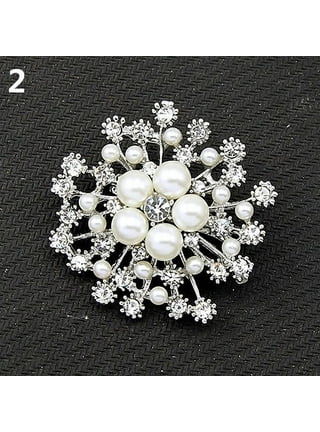 JINCHANG Pearl Brooches For Women Little Gifts Needle Sweater