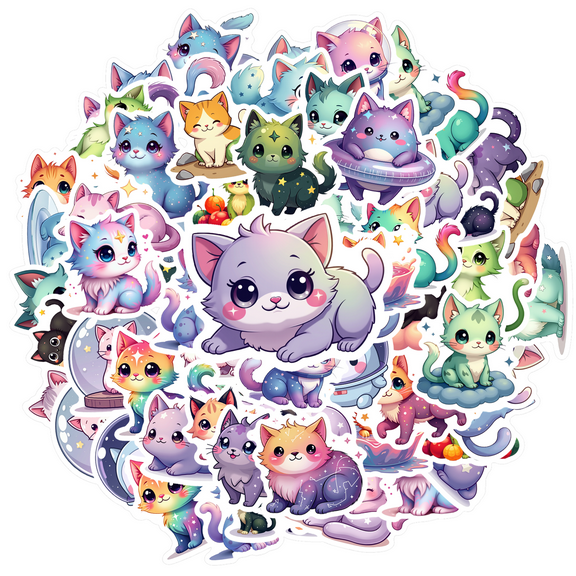 Charming Stationery Stickers Animal Kids Stickers Toy Adorable Children Stickers for Laptop Phone Fridge