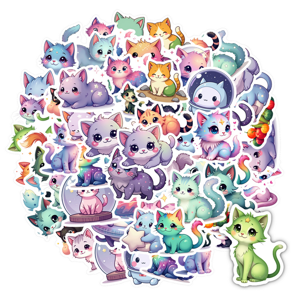 Charming Stationery Stickers Animal Kids Stickers Toy Adorable Children Stickers for Laptop Phone Fridge