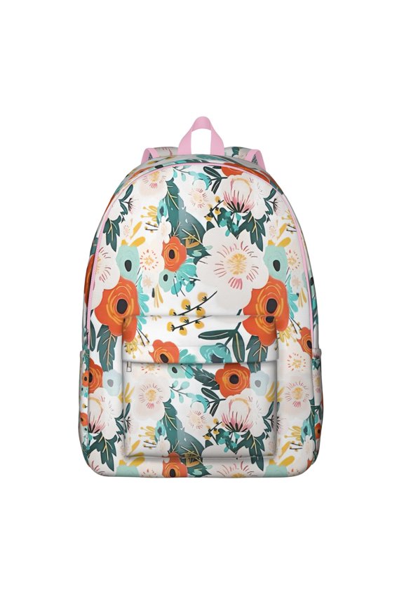 Charming Sunflower Flowers Backpack with Separate Laptop Area Functional School and Office Bookbag Ergonomic Back Support Welcoming Gift