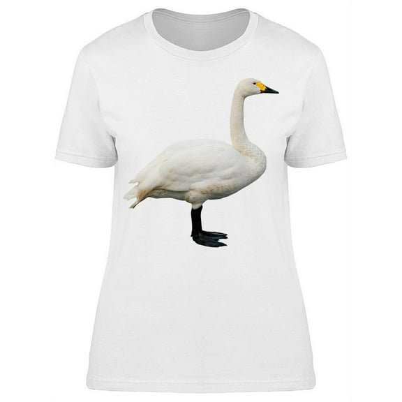 Charming Swan Stands Sideways T-Shirt Women -Image by Shutterstock, Female Medium