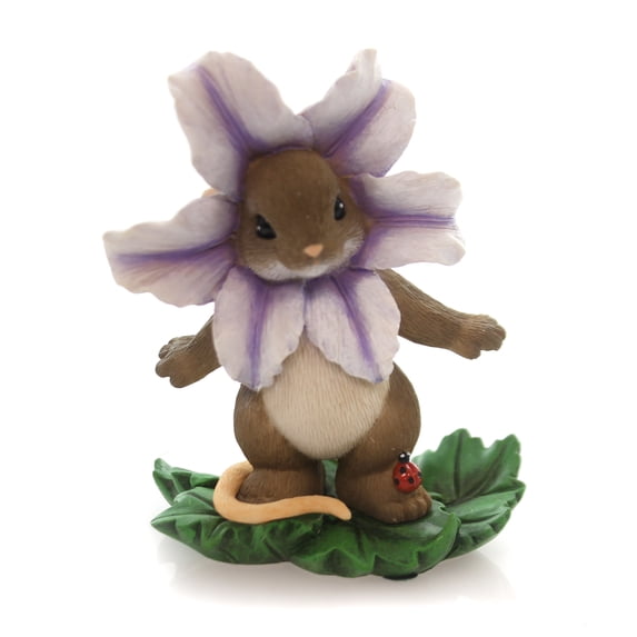 Charming Tails You've Blossomed Polyresin Spring Flower 4035266