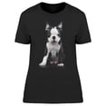 thumbnail image 1 of Charming Terrier Puppy T-Shirt Women -Image by Shutterstock, Female Large, 1 of 2