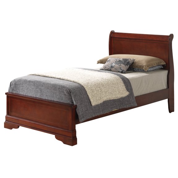 Charming Traditional Twin Bed In Cherry