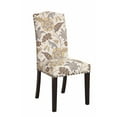 thumbnail image 1 of Charming Upholstered Dining Side Chair with Nail head Trim, Brown, Set of 2, 1 of 1