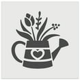 thumbnail image 1 of Charming Water Can with Spring Summer Flowers Gardening DIY Cookie Wall Craft Stencil - 5.5 Inch, 1 of 5
