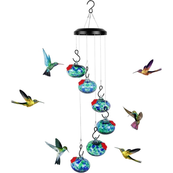 Charming Wind Chimes Hummingbird feeders for Outdoors Hanging ant and ...