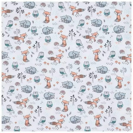 Charming Woodland Cotton Calico Fabric